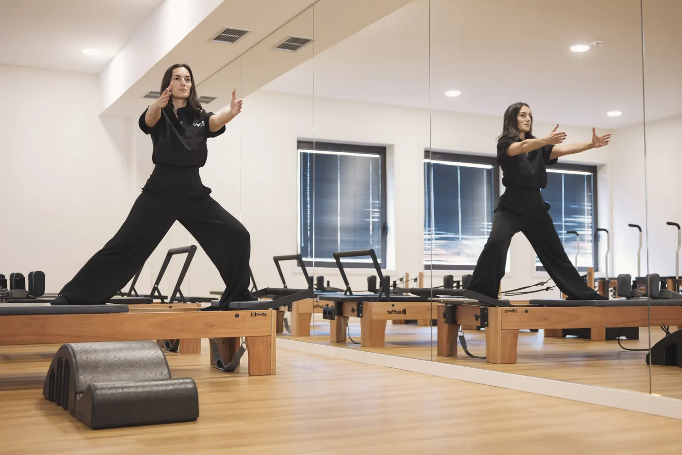 Fisioterapeuta da Bwizer Health no reformer